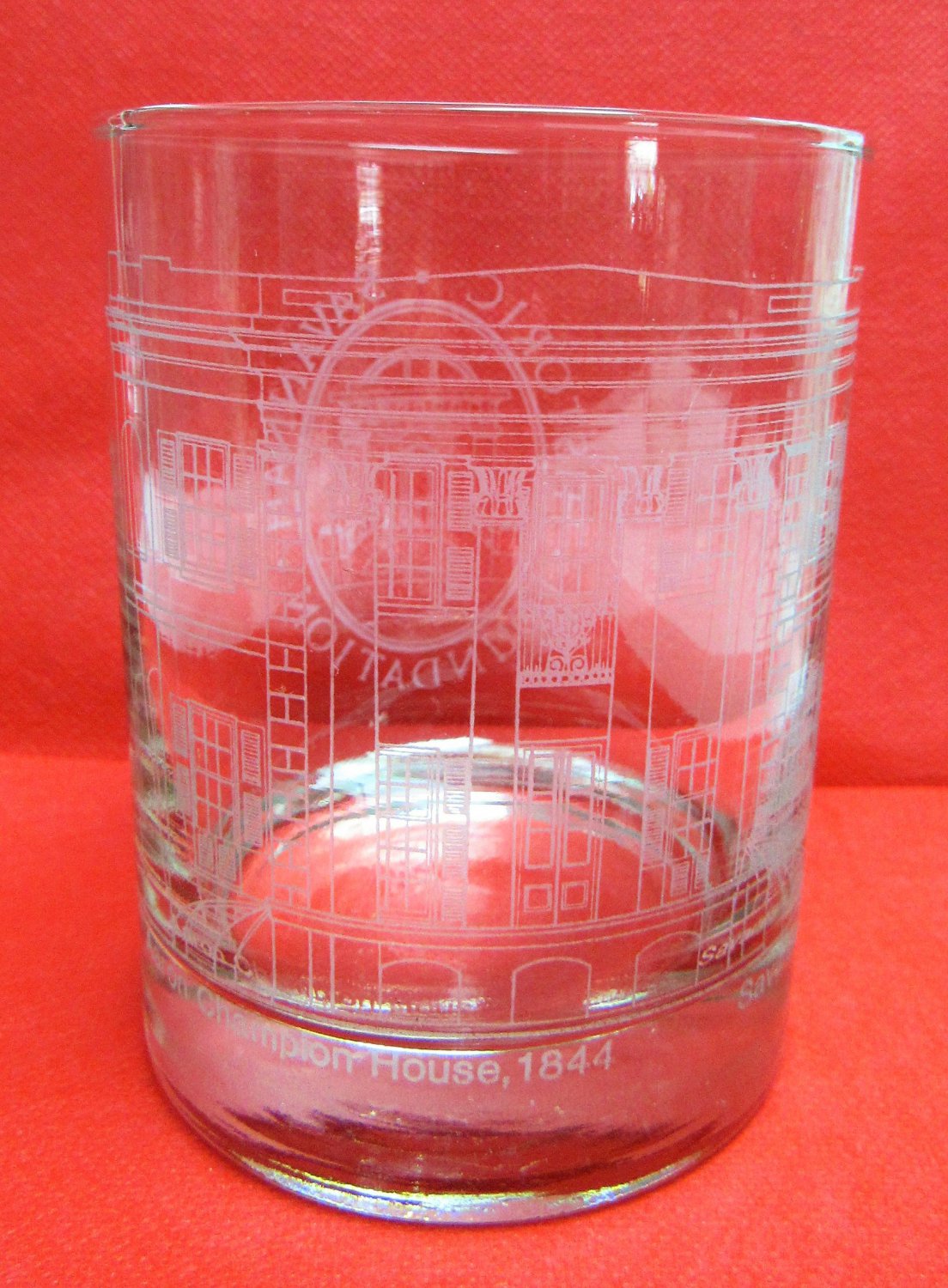 HISTORIC SAVANNAH FOUNDATION Cocktail Highball Glass AARON CHAMPION HOUSE