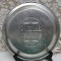 Vintage BAKERS SQUARE Pie Tin Plate Pan Bakeware Advertising Aluminum Country Farmhouse