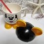 Vintage MICKEY MOUSE Plastic Sippy Cup Mug Souvenir Walt Disney Productions 1980s Big Yellow Feet