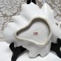 Vintage OCCUPIED JAPAN Porcelain Leaf Dish Shabby Pink Rose 1950s Gold Trim