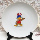 Vintage 1984 OLYMPICS Los Angeles Porcelain Plate Sam the Eagle Made in Japan Papel