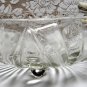 Vintage BOOPIE CANDLEWICK Style 3 FOOTED BOWL Clear Glass ANCHOR HOCKING