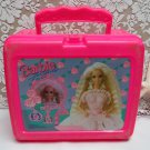 Vintage BARBIE FOR GIRLS MATTEL Plastic LUNCH BOX Thermos 1993 Pink No Thermos