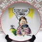 Vintage FINKSTROM FOR CENTRUM Golf Collector Plate Set of 4 Golfing Humor