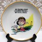 Vintage FINKSTROM FOR CENTRUM Golf Collector Plate Set of 4 Golfing Humor