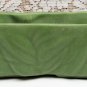 Vintage Light OLIVE GREEN Pottery PLANTER Leaf Design SP Mid Century Made in USA