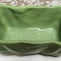 Vintage Light OLIVE GREEN Pottery PLANTER Leaf Design SP Mid Century Made in USA