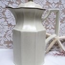 Vintage KENSINGTON POTTERY STAFFORDSHIRE Coffee Tea Pot Teapot Made in England Satin Feel