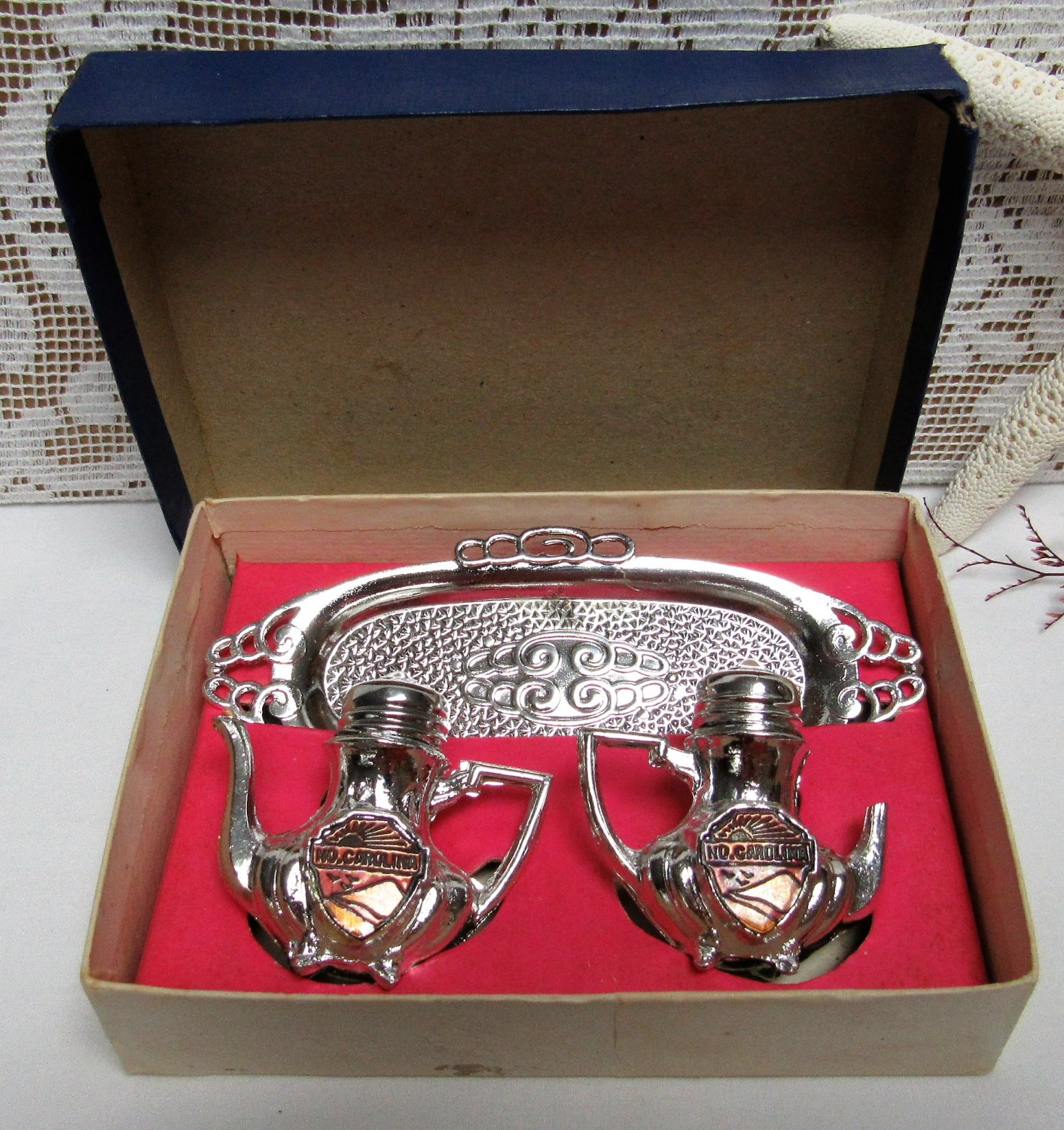 Vintage BOHEMIA GLASS CRYSTAL Bowl CZECH REPUBLIC Gold Rim Clear ORIG.  STICKER