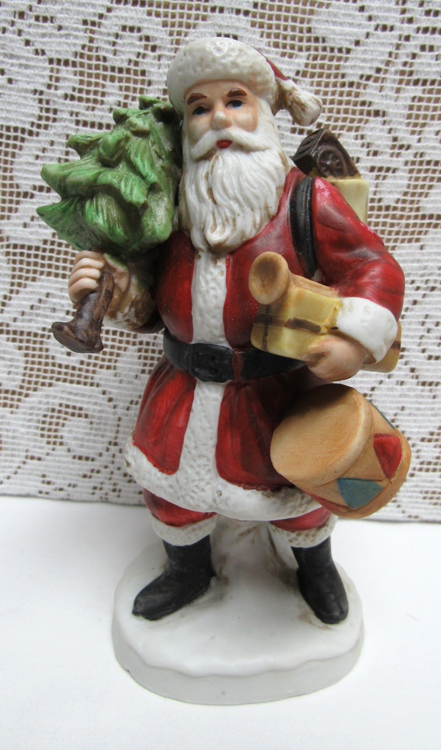 Vintage JOHN GROSSMAN ENESCO Santa Claus Christmas Figurine 1984 St ...