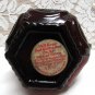 Vintage AVON RUBY RED 1876 CAPE COD Collection Cruet with Stopper Glass Skin So Soft