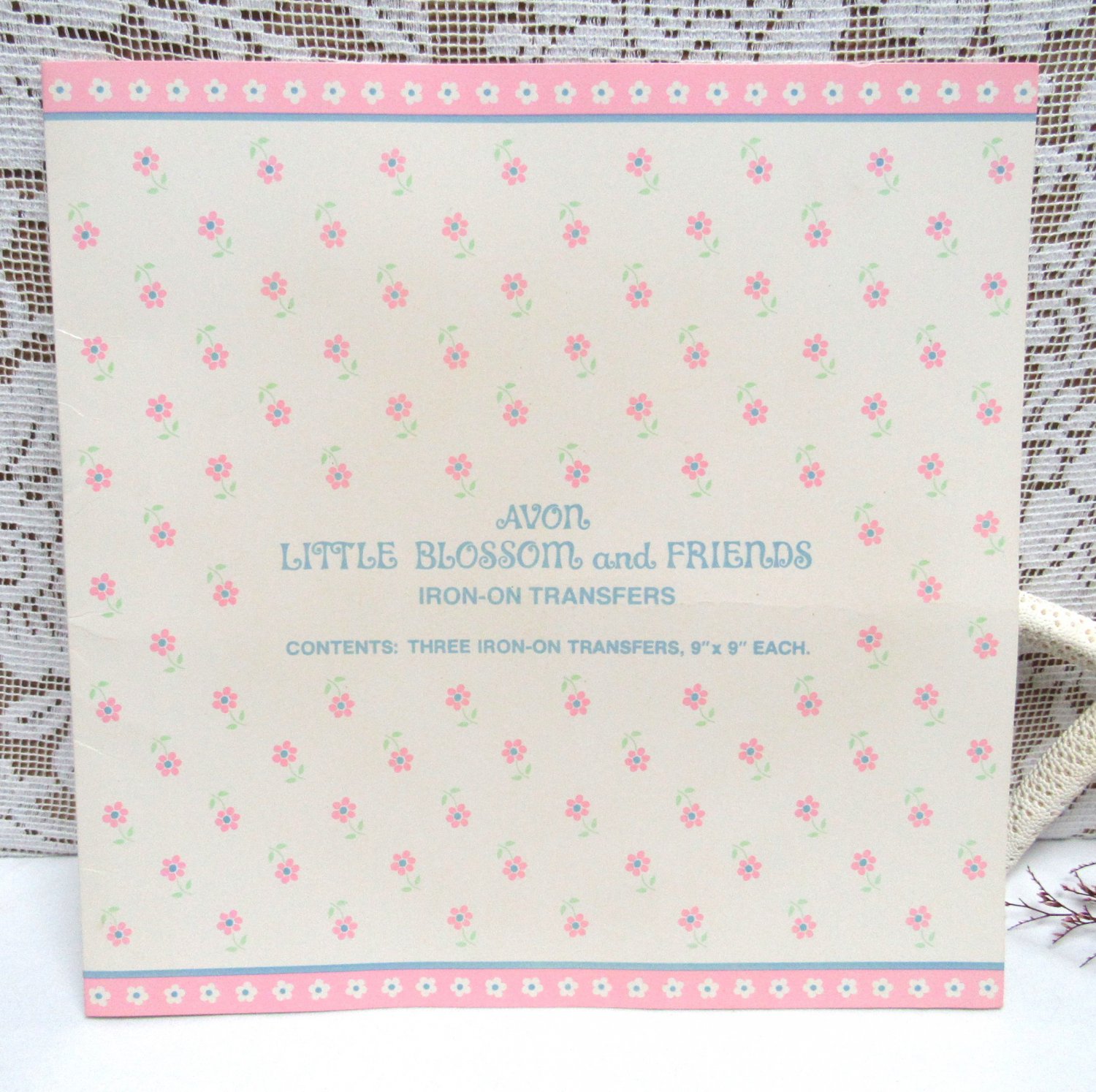 Iron-On Transfers Avon Little Blossom and Friends Vintage Fabric Desig