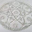 Vintage EARLY AMERICAN PRESCUT EAPC Anchor Hocking LARGE GLASS Round TRAY