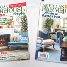 AMERICAN FARMHOUSE STYLE Magazine Set of 2 Aug Dec 2021 Christmas Fall