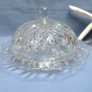 Vintage EARLY AMERICAN PRESCUT EAPC Anchor Hocking BUTTER DISH Round Dome