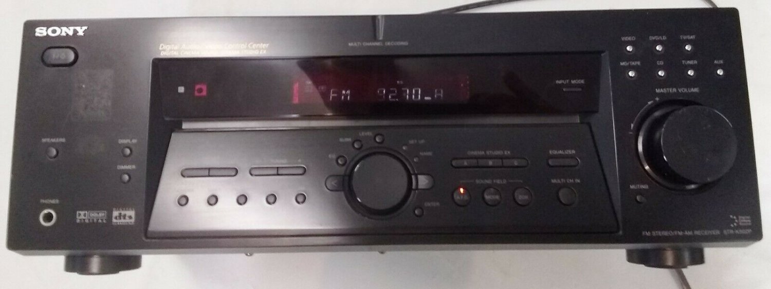 Sony STR K502P Digital Home Theater Surround 5.1 Stereo Receiver FOR REPAIR