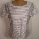NEW TALBOTS SILK DRESS SHIRT TOP BLOUSE 8 NWT