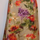NEW $134 TALBOTS Womens Floral Fluted Skirt 24WP 24 Woman Petite NWT