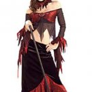 NEW Crimson Witch Halloween Costume Adult S 6 10 Womens