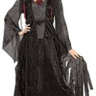 NEW Midnight Vampira Halloween Costume Adult Standard