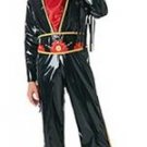 NEW 50s Vinyl Rock Star Kids Halloween Costume M Boys