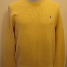 NEW POLO RALPH LAUREN Mens Sweater S NWT Small Yellow