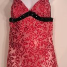 NEW CABERNET Baby Doll Panty Set L NWT Sequins Sexy