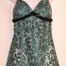 NEW CABERNET Baby Doll Panty Set M NWT Sequins Sexy