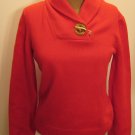NEW RALPH LAUREN POLO Womens Sweater M NWT Red