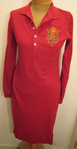 NEW RALPH LAUREN SPORT POLO Womens Dress NWT XS Red