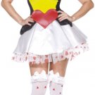 NEW Halloween Queen of Broken Hearts Costume S Adult