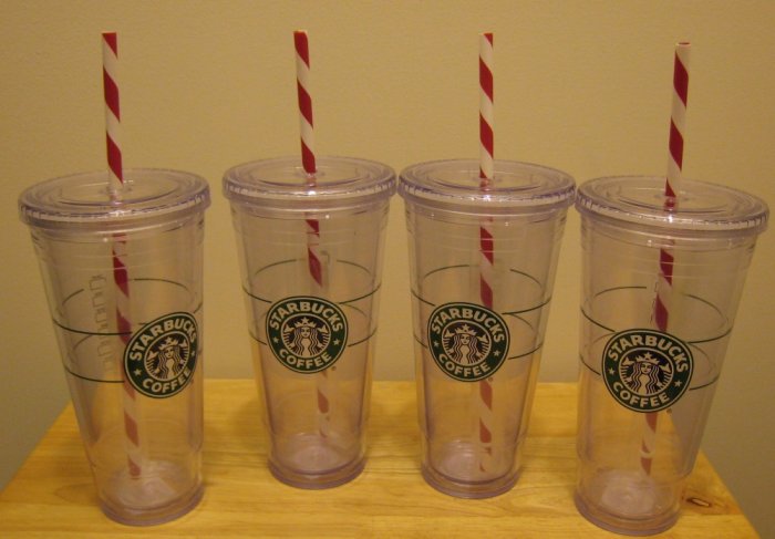 clear venti starbucks tumbler