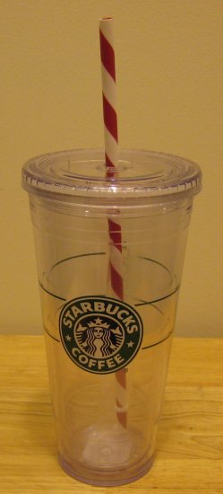 clear venti starbucks tumbler