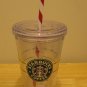 NEW  1 STARBUCKS Clear Tumblers 16 oz Grande Holiday Cup