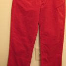 NEW RALPH LAUREN POLO Womens Corduroy Pants 6 NWT Red