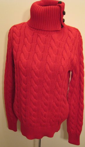 NEW RALPH LAUREN POLO Womens Turtleneck Sweater M Medium NWT