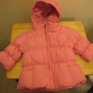 NEW RALPH LAUREN Girls Hooded Down Jacket Coat 9M Pink