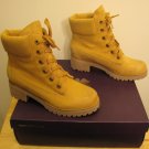 NEW LUCKY BRAND Womens Boots Shoes Leather Suede 8M 38 NIB