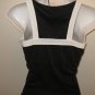 NEW NIKE Dry Fit Womens Tennis Shirt Top XS 0 2 NWT Black White