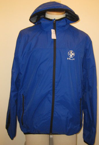 NEW Polo by Ralph Lauren Mens Windbreaker Hooded Jacket Coat XL NWT