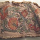 NEW 1 Pottery Barn Fringe Floral Pillow Cover 16 x 26 inches NWT