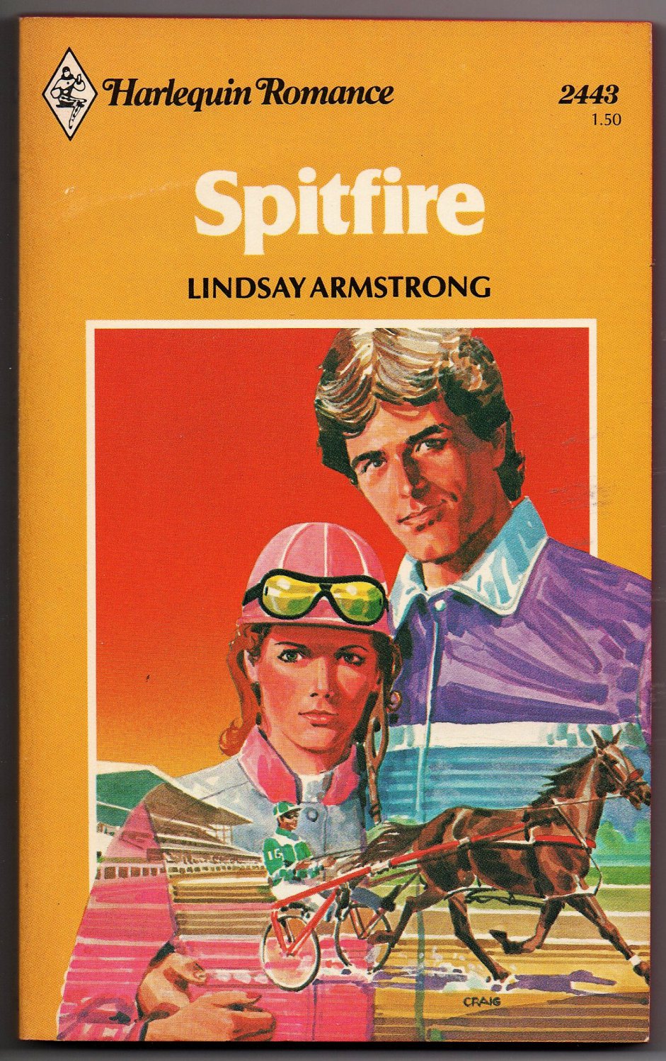 Spitfire by Lindsay Armstrong 1981 Harlequin Romance 2443 0373024436