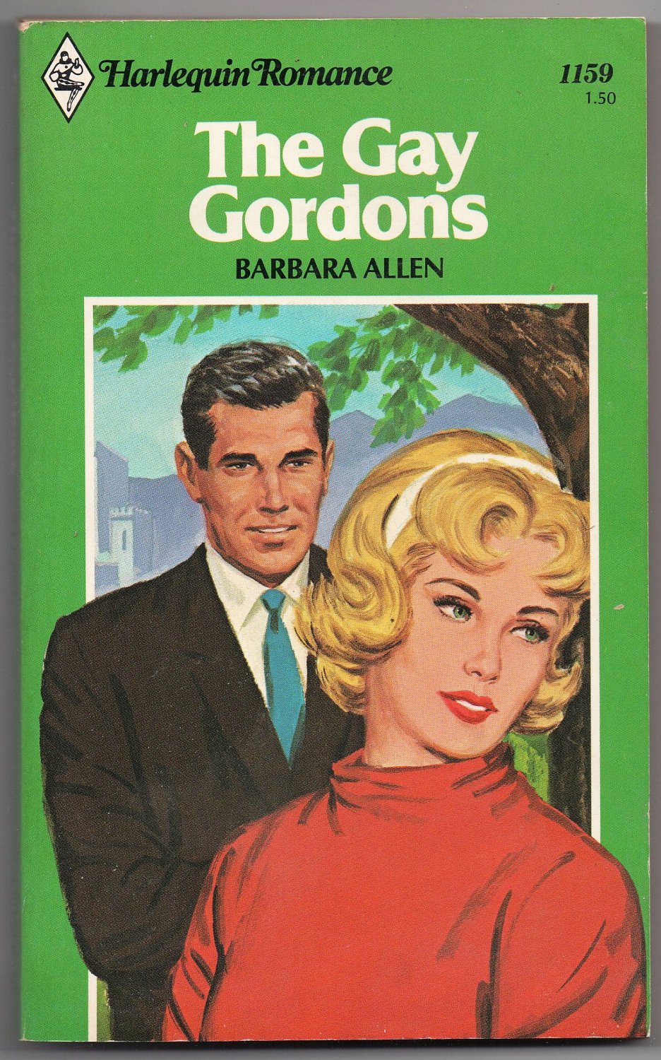 The Gay Gordons by Barbara Allen Vivian Stuart 1982 Harlequin Romance 1159 0373001598