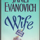 Wife For Hire by Janet Evanovich Harper Fiction 2007 First Printing 0060598884