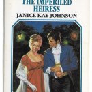 The Imperiled Heiress by Janice Kay Johnson Harlequin Regency Romance