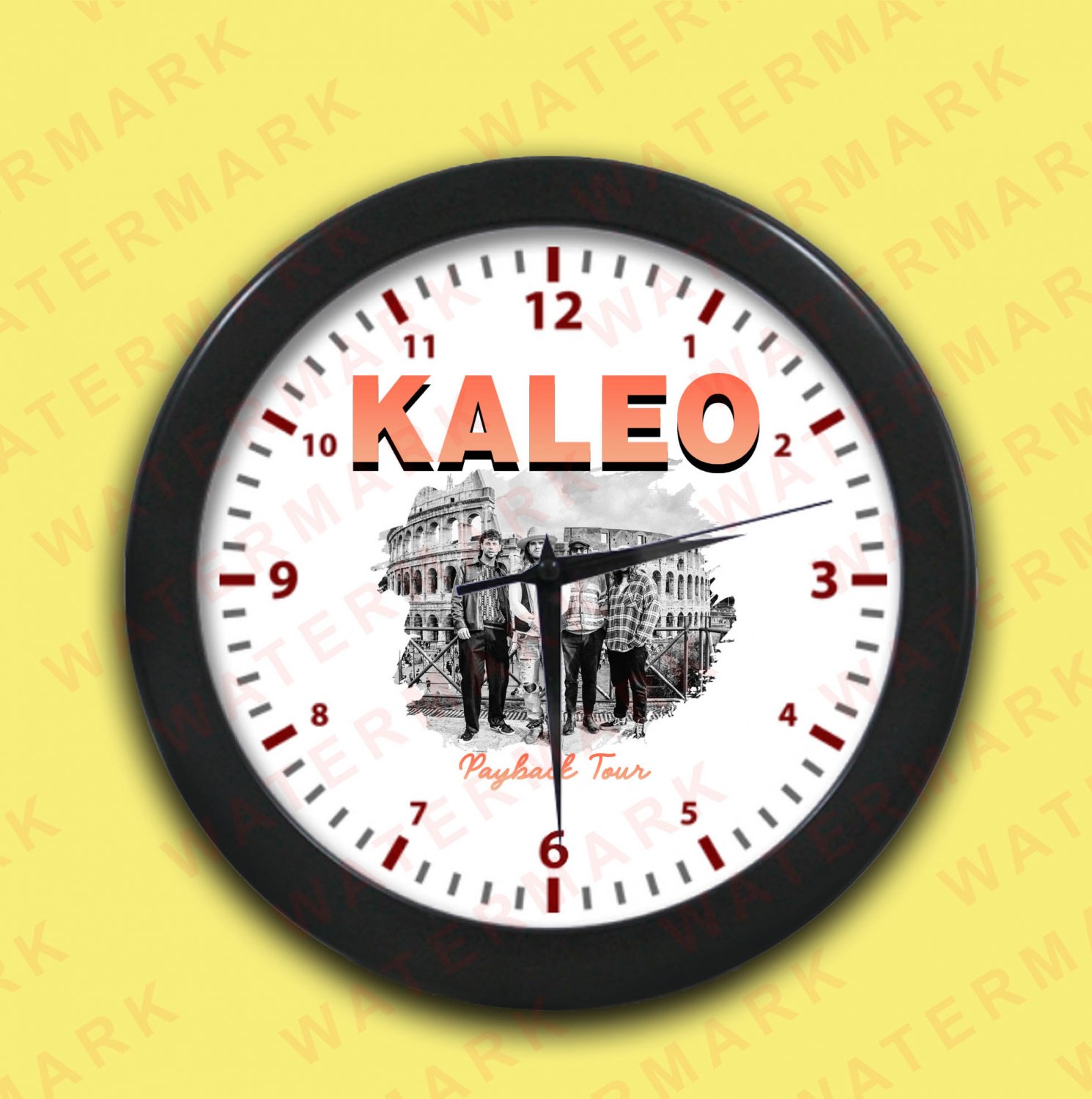 KALEO PAYBACK TOUR 2024 Wall Clocks