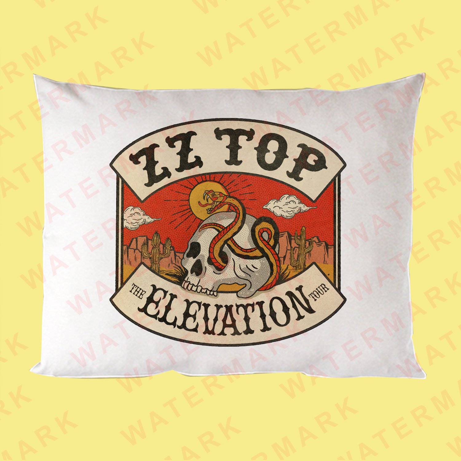 ZZ TOP THE ELEVATION TOUR 2025 Pillow Cases