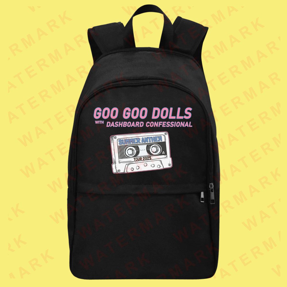 GOO GOO DOLLS WITH DASHBOARD CONFESSIONAL SUMMER ANTHEM TOUR 2025 Backpack Bags