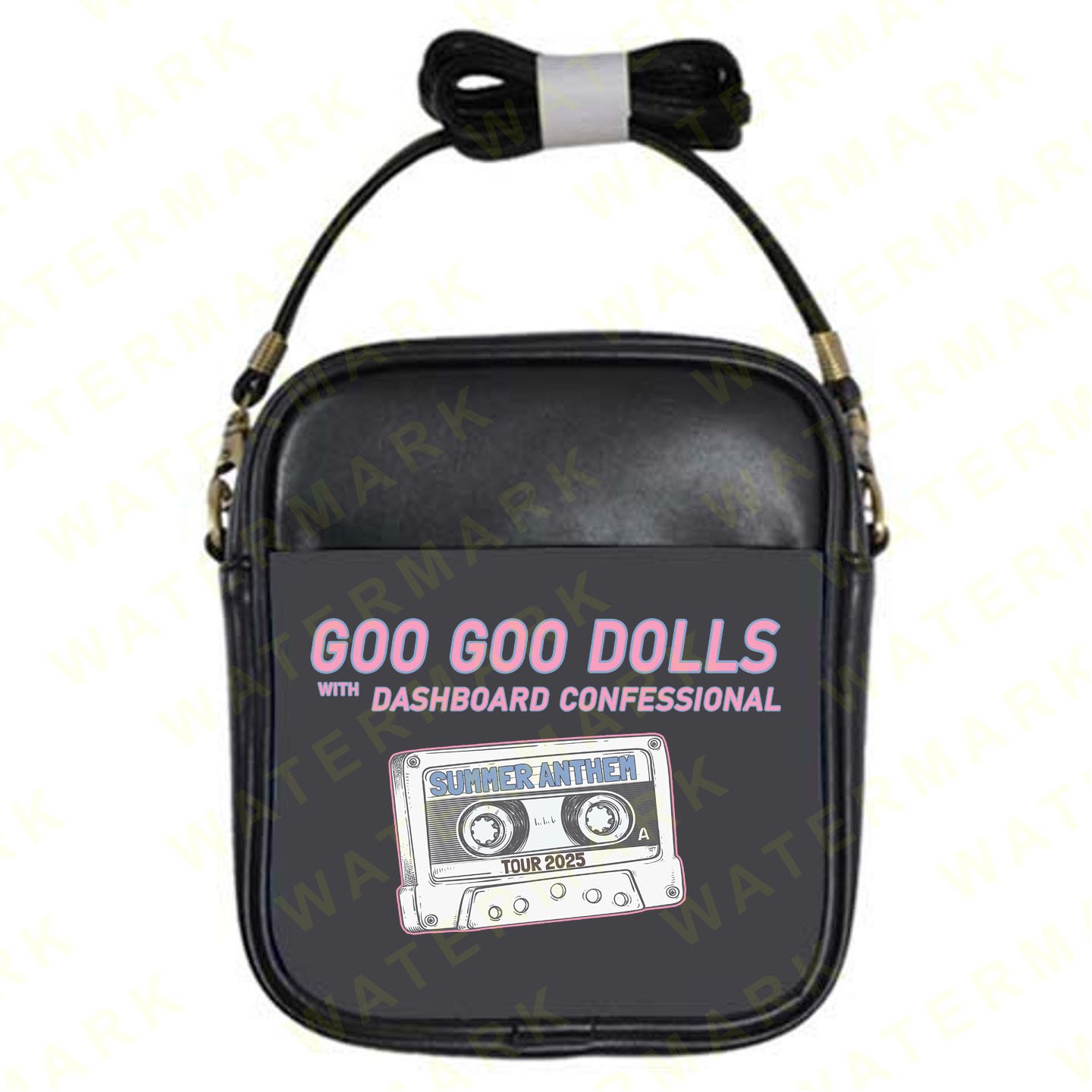 GOO GOO DOLLS WITH DASHBOARD CONFESSIONAL SUMMER ANTHEM TOUR 2025 Sling Bags