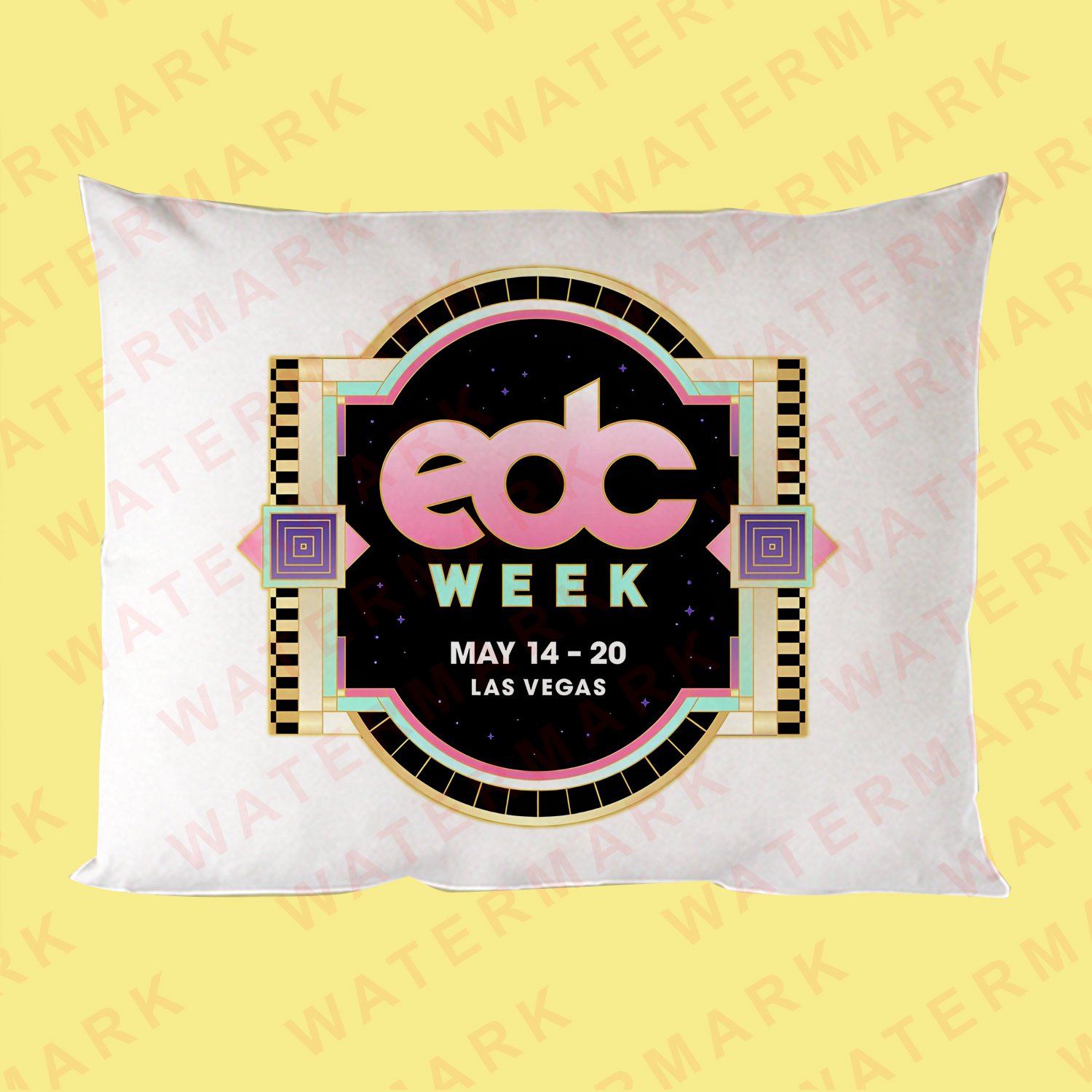 EDC (ELECTRIC DAISY CARNIVAL) WEEK MUSIC FESTIVAL 2025 Pillow Cases